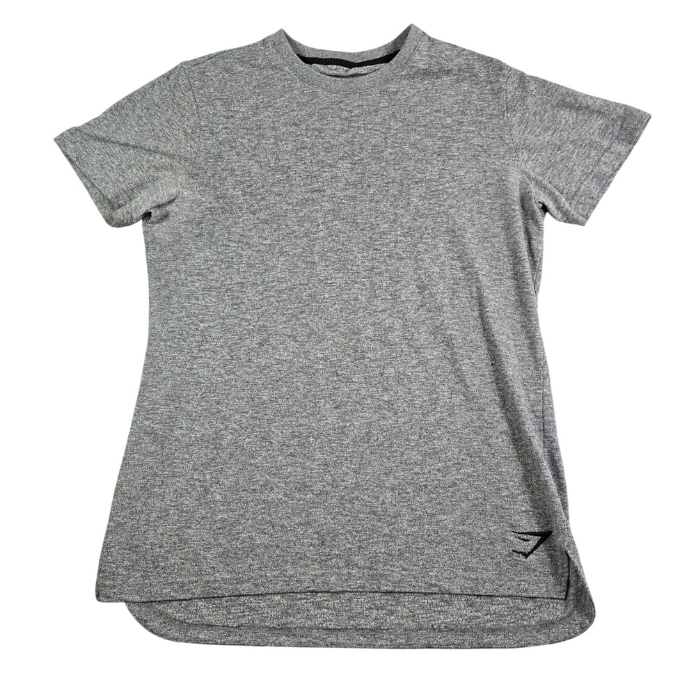 Gymshark Workout T-Shirt Mens Medium Grey Athletic Training Gym Workout Tee